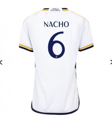 Lacne Ženy Futbalové dres Real Madrid Nacho #6 2023-24 Krátky Rukáv - Domáci